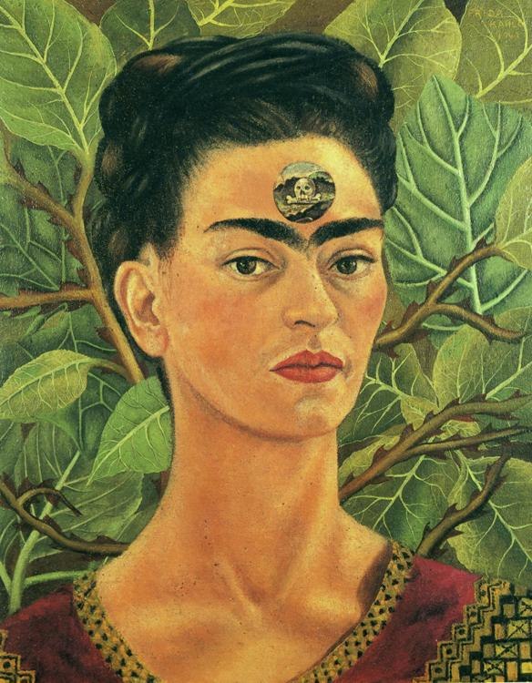 Frida Kahlo Thinking about Death